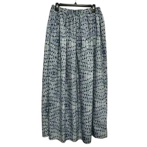Billabong Blue Tie Dye Wrap Maxi‎ Skirt Women's Large Boho Beach Festival thumbnail 2
