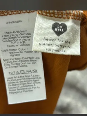 Madewell cotton mix Sleeveless Tank Top Women's rust brown Size L. thumbnail 4