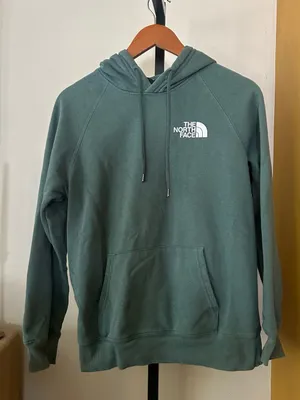 The North Face Graphic Hoodie Pullover Sweatshirt Logo Blue Gorpcore Size Small thumbnail 1