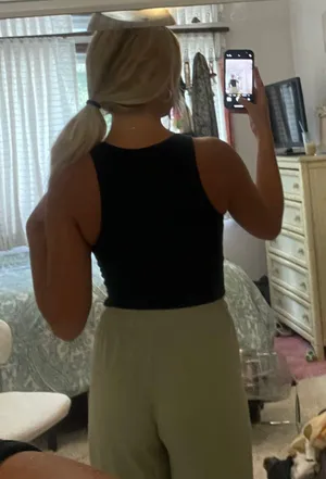 Cotton Black Tank thumbnail 2