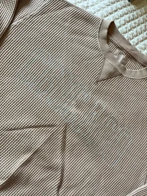 waffle knit pullover thumbnail 2