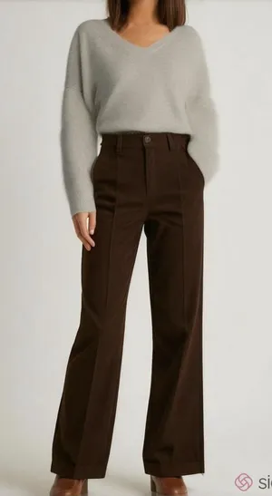 Vintage Wrangler Leather Pants Caramel Brown Jeans Slacks Cottagecore Western thumbnail 1