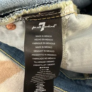 7 For All Mankind Josephina Straight High Rise Blue Jeans‎ Womens Size 29 thumbnail 14