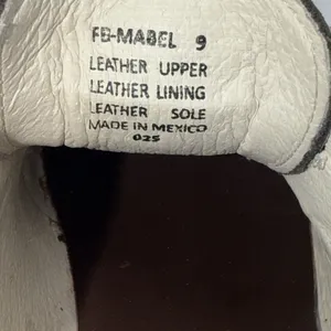 Freebird Mabel Oxfords Western Tan Turquoise Distressed Leather Bootie Size 9 thumbnail 8