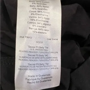 Motherhood Maternity | Black Capri Pants Stretch‎ Comfort Waistband Size Small thumbnail 5