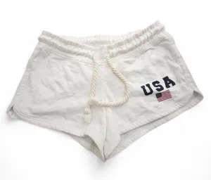 Dreamsickle USA Graphic White Athletic Shorts small thumbnail 1