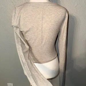 NWOT Reformation Paige Knit Top Size‎ Small Gray thumbnail 3