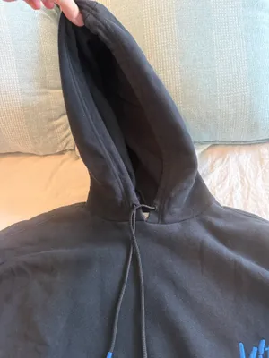 Yitty oversized hoodie black and blue thumbnail 3