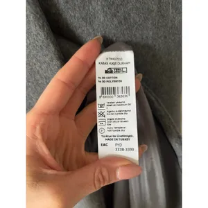 NWT Hot Fashion Gray Long Wool Blend Coat Double Breasted Maxi Coat M thumbnail 11