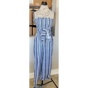 Sunday Up Womens Jumpsuit Medium Bohemian Beach Coastal Cowgirl Y2k 90's Preppy thumbnail 5