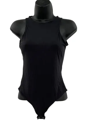 Womens Black Body Suit Size Medium NWT‎ #1019 thumbnail 1