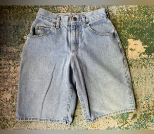 Vintage Ecolojeans by Lee long denim jean shorts, size 14 regular thumbnail 1