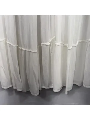 Gypsie Blu White Tiered Boho Maxi Skirt Size M thumbnail 4
