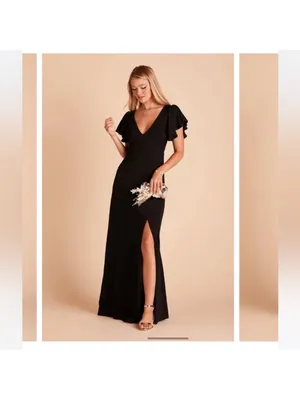 Birdy Grey Hannah Black Maxi Length Dress Size Small thumbnail 3