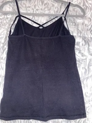 V Neck Black Cami thumbnail 2