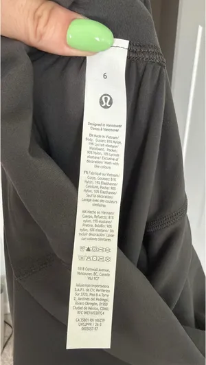 Lululemon Size 6 Align Fold-over Relaxed Leggings Joggers thumbnail 9