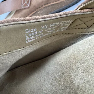 Dansko Merrin Clogs Size 39 US 8.5 Tan Suede Heel Strap Cork Midsole thumbnail 4