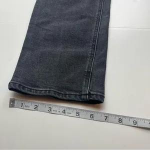 Aritzia Denim Forum Arlo High Rise Straight 28L Womens‎ 26 Waist Faded Black Denim Jean thumbnail 13