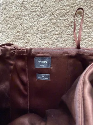 Castle Satin Aritzia Bustier Brown thumbnail 4