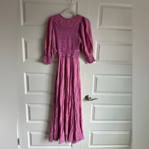 Free People Dress String Of Hearts Maxi Dress Pink‎ XS NWT thumbnail 7