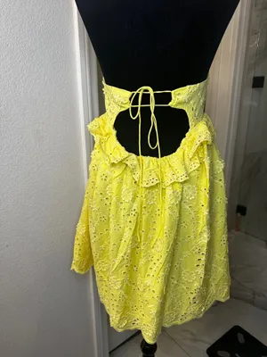 For Love & Lemons Mini Dress Natalie NWT L thumbnail 6