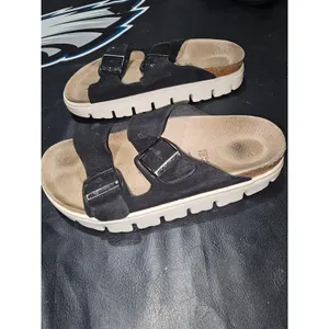 Birkenstock Papillio Black Arizona Chunky Sandals 39 Womens 8‎ Mens 6 thumbnail 3