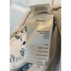 We The Free Cream‎ Denim Short Overalls Size 2 thumbnail 6