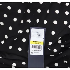 NWT RACHEL by Rachel Roy Polka Dot Harland Printed Halter Dress Black / White M thumbnail 8