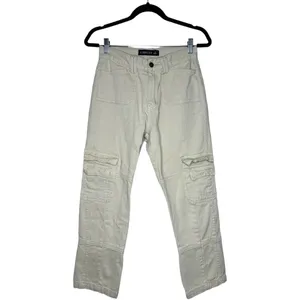 Lioness Stacey High Rise Cargo Pants Tan Beige Small thumbnail 3