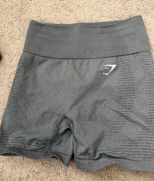 Gymshark Charcoal Seamless High-Waist Bike Shorts thumbnail 1