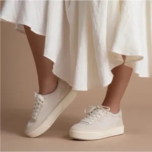 Reef Lay Day Lift Leather Boho Platform Casual Sneakers Beige Cream New Size 8.5 thumbnail 15