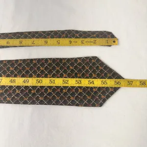 Bugatti Mens Tie Grey & Mauve Paisley Necktie Silk Office Party thumbnail 10