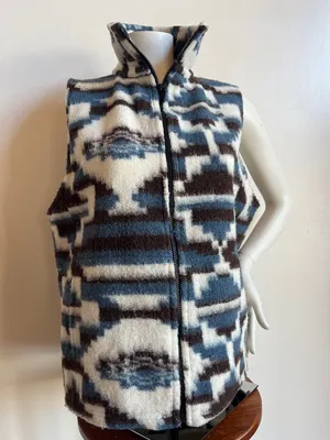 Bear Ridge Outfitters southwestern Beth Dutton vest vintage rare print thumbnail 1