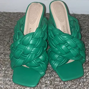 Womens New Azalea Wang Carolina Greens Heels thumbnail 2