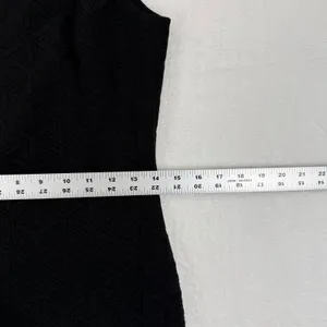 AMANDA UPRICHARD Black‎ Textured Sleeveless Sheath Dress Size M thumbnail 4