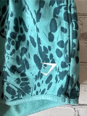 Women’s gymshark teal shorts size small thumbnail 6