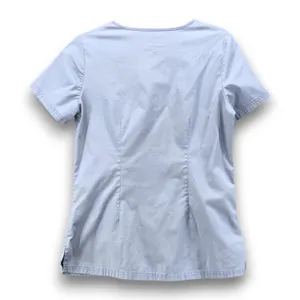 Butter-Soft Scrub Top‎ Baby Blue Small thumbnail 2