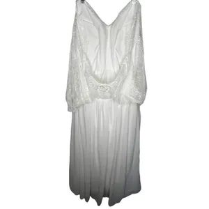 Mingda's Lace Dress‎ nwt White Size XL thumbnail 6