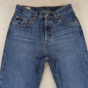 Levis Premium 501 Original Straight Leg Jeans Med Wash W25 L32 Rigid 100% Cotton thumbnail 7