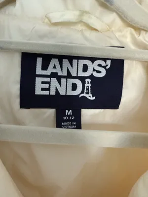 Lands' End White Vest thumbnail 4