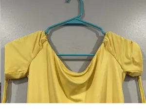 Baby Boo Samantha Dress in Yellow Size 8 thumbnail 5