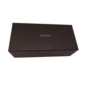 TOM FORD Sunglasses Eyeglasses Hard Case, Dark-Brown Velvet + Cleaning Cloth thumbnail 3