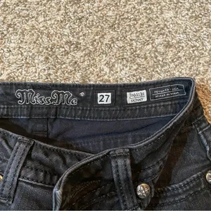 MISS ME Black Skinny Jeans in Size 27 thumbnail 4