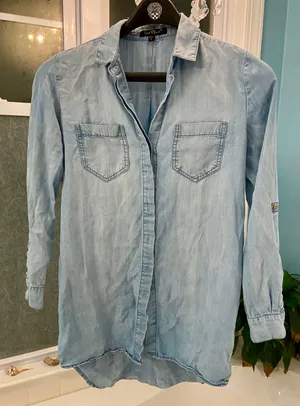 Velvet Heart s Chambray Top thumbnail 1