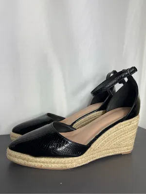 Black Espadrille Wedge Pointed thumbnail 6