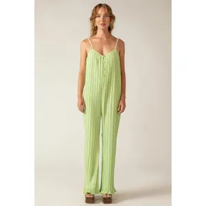 RUE STIIC Ida‎ Pleated Jumpsuit Patina Green NWT Sz XS thumbnail 2
