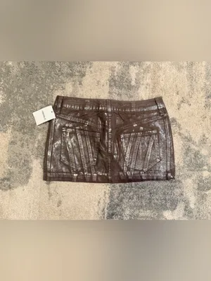 NWT Forever 21 Brown Mini  Skirt thumbnail 2