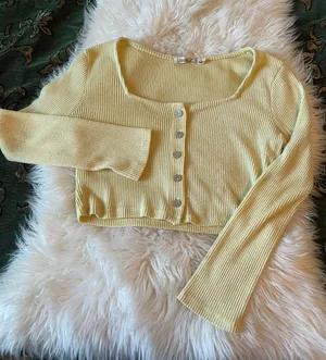 Crop top Mustard Yellow Size M thumbnail 1