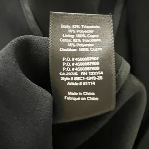 Babaton Aritzia Power Hip Open Front Blazer Jacket Solid Black 4 thumbnail 3