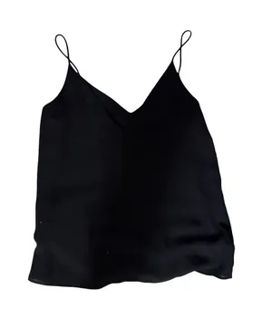 H&M Black Spaghetti Strap V-Neck Cami thumbnail 1